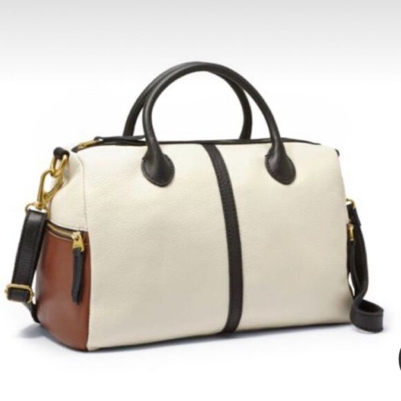 Fossil Erin Colorblock Satchel - Picture 14 of 14